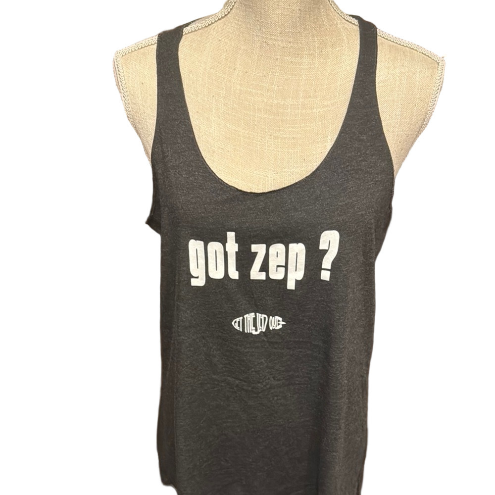 Next Level Apparel Charcoal Razorback Tee Got Zep Get the Led Out